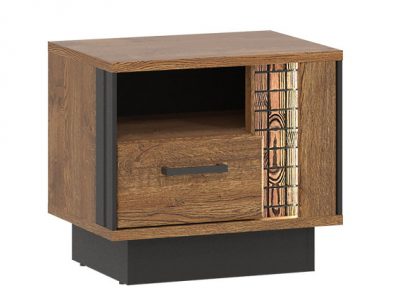 שידה לחדר שינה וצד מיטה עם מגירה ומדף DORIAN DN15