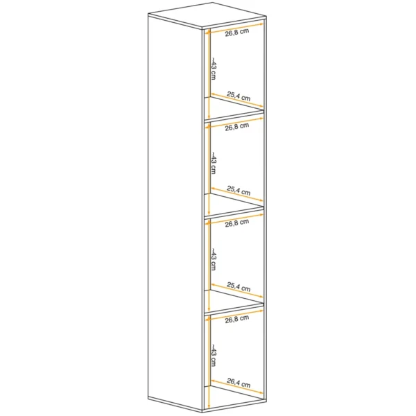 ארון קיר Switch SW 1 - ריהוט לסלון - תמונה 5
