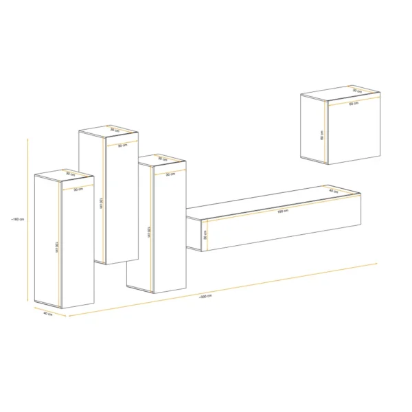יחידת קיר Switch III - מזנונים - תמונה 3