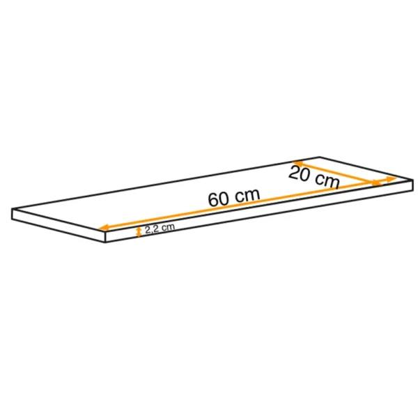 מדף קיר Switch – דגם ZZ SW PW 3 - מדפים וכונניות - תמונה 2