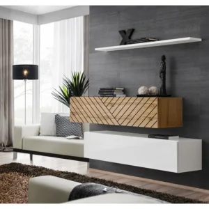 מזנון טלוויזיה Switch Sideboard 2 עם דלת פתיחה בלחיצה - ריהוט לסלון