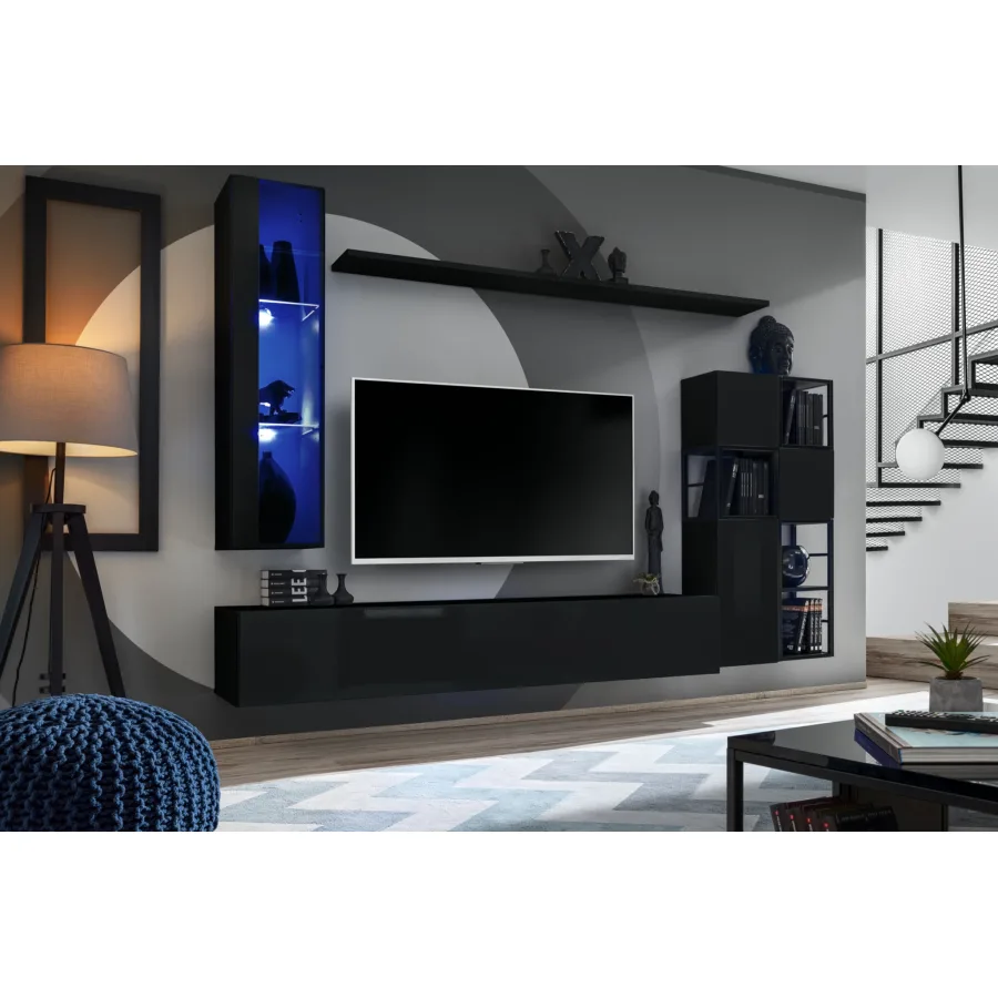 מזנון קיר Switch Met II עם מדף ממסגרת מתכת - מזנונים