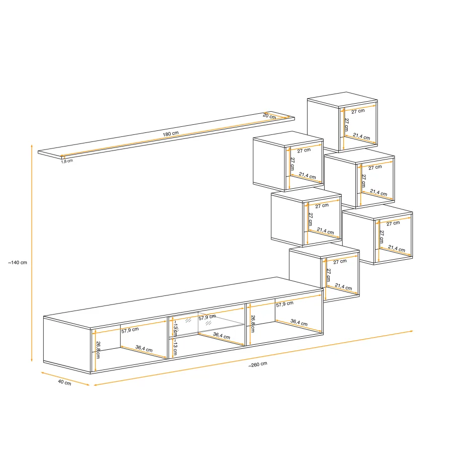 מזנון קיר Switch XXI – WTW SW 21 – מזנונים – תמונה 3