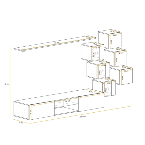 מזנון קיר Switch XXI – WTW SW 21 - מזנונים - תמונה 4