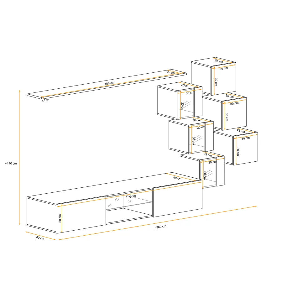 מזנון קיר Switch XXI – מזנונים – תמונה 4