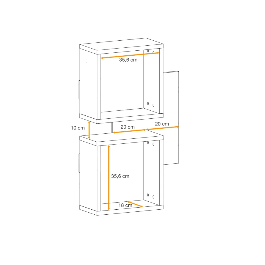 מערכת קיר לסלון EASY set III – WTZ EY3 – ריהוט לסלון – תמונה 5