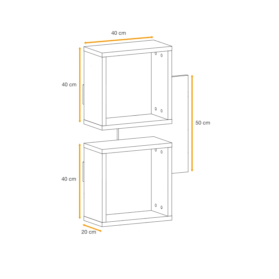מערכת קיר לסלון EASY set III – WTZ EY3 – ריהוט לסלון – תמונה 6
