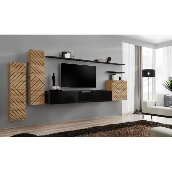 מערכת קיר לסלון Switch I – דגם WTSL SW 1 - ריהוט לסלון