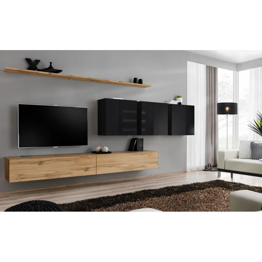 מערכת קיר לסלון Switch VII – דגם WTS SW 7 - ריהוט לסלון