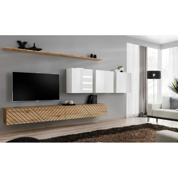 מערכת קיר לסלון Switch VII – דגם WTWL SW 7 - ריהוט לסלון מערכת קיר לסלון Switch VII – דגם WTWL SW 7 - ריהוט לסלון