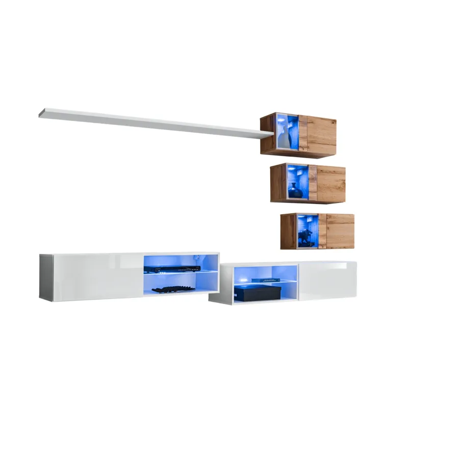 מערכת קיר לסלון Switch XXIV (WWT SW 24) - ריהוט לסלון - תמונה 2
