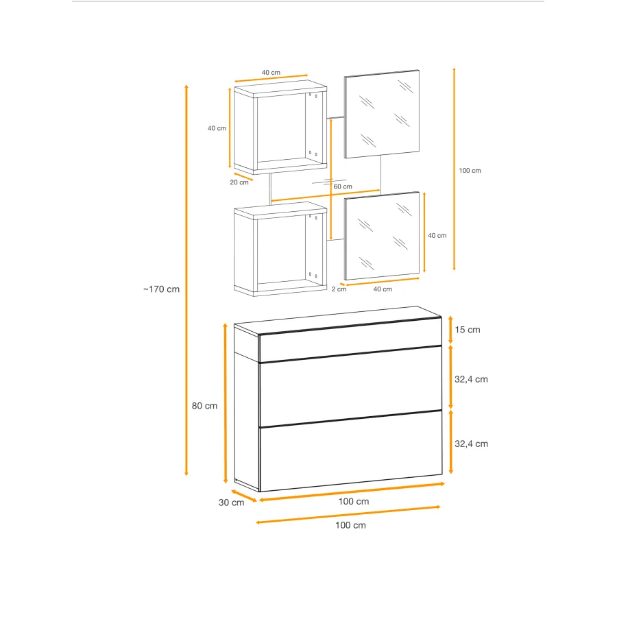 מערכת ריהוט לסלון EASY set V – דגם WTZ EY5 – ריהוט לסלון – תמונה 4